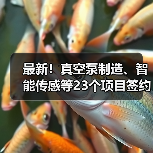 最新！真空泵制造、智能传感等23个项目签约落户（图3）