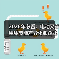 2026年必看：电动叉车租赁节能差异化助企业高效升级