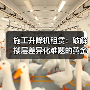 施工升降机租赁：破解楼层差异化难题的黄金钥匙（图4）