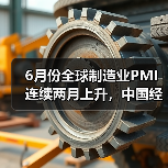 6月份全球制造业PMI连续两月上升，中国经济持续回升向好