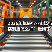 2026年机械行业市场行情到底怎么样？我跑了一圈工厂后傻眼了（图2）