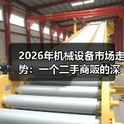 2026年机械设备市场走势：一个二手商贩的深夜电话（图4）
