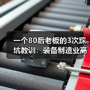 一个80后老板的3次踩坑教训：装备制造业高质量发展不是喊口号（图1）